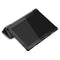 3-folding Custer Texture Deformation Flip Leather Case for Lenovo Tab M10 TB-X605F / X505F(Black)