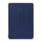 3-folding Custer Texture Deformation Flip Leather Case for Lenovo Tab M10 TB-X605F / X505F(Dark Blue)
