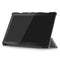 3-folding Custer Texture Deformation Flip Leather Case for Lenovo Tab M10 TB-X605F / X505F(Grey)