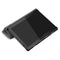 3-folding Custer Texture Deformation Flip Leather Case for Lenovo Tab M10 TB-X605F / X505F(Grey)