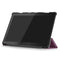 3-folding Custer Texture Deformation Flip Leather Case for Lenovo Tab M10 TB-X605F / X505F(Purple)