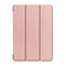 3-folding Custer Texture Deformation Flip Leather Case for Lenovo Tab M10 TB-X605F / X505F(Rose Gold)