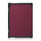 3-folding Custer Texture Deformation Flip Leather Case for Lenovo Tab M10 TB-X605F / X505F(Wine Red)