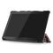 Coloured Drawing Pattern Horizontal Deformation Flip Leather Case for Lenovo Tab M10, with Three-folding Holder (Scrawl Pattern)