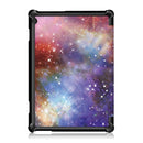 Coloured Drawing Pattern Horizontal Deformation Flip Leather Case for Lenovo Tab M10, with Three-folding Holder (Galactics Pattern)