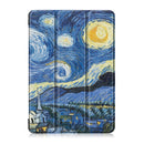 Coloured Drawing Pattern Horizontal Deformation Flip Leather Case for Lenovo Tab M10, with Three-folding Holder (Starry Sky Pattern)