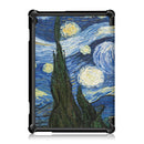 Coloured Drawing Pattern Horizontal Deformation Flip Leather Case for Lenovo Tab M10, with Three-folding Holder (Starry Sky Pattern)