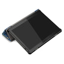 Coloured Drawing Pattern Horizontal Deformation Flip Leather Case for Lenovo Tab M10, with Three-folding Holder (Starry Sky Pattern)