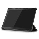 Coloured Drawing Pattern Horizontal Deformation Flip Leather Case for Lenovo Tab M10, with Three-folding Holder (Big Eyes Pattern)