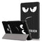 Coloured Drawing Pattern Horizontal Deformation Flip Leather Case for Lenovo Tab M10, with Three-folding Holder (Big Eyes Pattern)