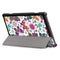 Coloured Drawing Pattern Horizontal Deformation Flip Leather Case for Lenovo Tab M10, with Three-folding Holder (Butterfly Pattern)