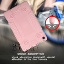 Full Coverage Silicone Shockproof Case for Amazon Kindle Fire HD 8 (2017)(Rose Gold)