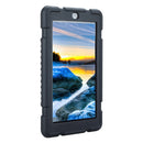Full Coverage Silicone Shockproof Case for Amazon Kindle Fire 7 (2017)(Black)