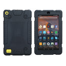 Full Coverage Silicone Shockproof Case for Amazon Kindle Fire 7 (2017)(Black)