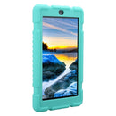 Full Coverage Silicone Shockproof Case for Amazon Kindle Fire 7 (2017)(Green)