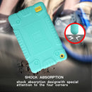 Full Coverage Silicone Shockproof Case for Amazon Kindle Fire 7 (2017)(Green)