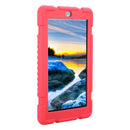 Full Coverage Silicone Shockproof Case for Amazon Kindle Fire 7 (2017)(Red)