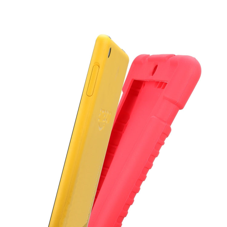 Full Coverage Silicone Shockproof Case for Amazon Kindle Fire 7 (2017)(Red)