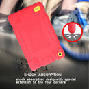 Full Coverage Silicone Shockproof Case for Amazon Kindle Fire 7 (2017)(Red)
