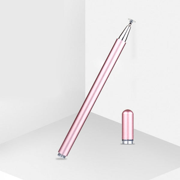 JD01 Universal Magnetic Pen Cap + Disc + Spare Pen Head Stylus Pen for Smart Tablets and Mobile Phones(Rose Gold)