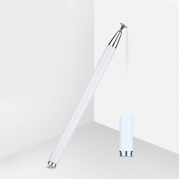 JD01 Universal Magnetic Pen Cap + Disc + Spare Pen Head Stylus Pen for Smart Tablets and Mobile Phones(White)