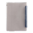 For Huawei MediaPad T3 10 9.6 inch Silk Texture Horizontal Flip Leather Case with 3-folding Holder(Dark Blue)