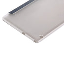 For Huawei MediaPad T3 10 9.6 inch Silk Texture Horizontal Flip Leather Case with 3-folding Holder(Dark Blue)