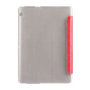 For Huawei MediaPad T3 10 9.6 inch Silk Texture Horizontal Flip Leather Case with 3-folding Holder(Red)
