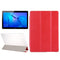 For Huawei MediaPad T3 10 9.6 inch Silk Texture Horizontal Flip Leather Case with 3-folding Holder(Red)