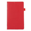 For Amazon Kindle Fire HD8 (2017) Litchi Texture Horizontal Flip Leather Case with Holder(Red)
