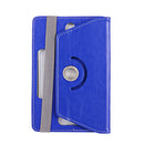 8 inch Tablets Leather Case Crazy Horse Texture 360 Degrees Rotation Protective Case Shell with Holder for Galaxy Tab S2 8.0 T715 / T710, Cube U16GT, ONDA Vi30W, Teclast P86(Blue)