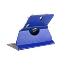 8 inch Tablets Leather Case Crazy Horse Texture 360 Degrees Rotation Protective Case Shell with Holder for Galaxy Tab S2 8.0 T715 / T710, Cube U16GT, ONDA Vi30W, Teclast P86(Blue)