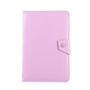 8 inch Tablets Leather Case Crazy Horse Texture Protective Case Shell with Holder for Galaxy Tab S2 8.0 T715 / T710, Cube U16GT, ONDA Vi30W, Teclast P86(Pink)