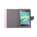 8 inch Tablets Leather Case Crazy Horse Texture Protective Case Shell with Holder for Galaxy Tab S2 8.0 T715 / T710, Cube U16GT, ONDA Vi30W, Teclast P86(Pink)