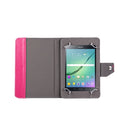 8 inch Tablets Leather Case Crazy Horse Texture Protective Case Shell with Holder for Galaxy Tab S2 8.0 T715 / T710, Cube U16GT, ONDA Vi30W, Teclast P86(Magenta)