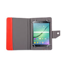 8 inch Tablets Leather Case Crazy Horse Texture Protective Case Shell with Holder for Galaxy Tab S2 8.0 T715 / T710, Cube U16GT, ONDA Vi30W, Teclast P86(Red)