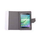 8 inch Tablets Leather Case Crazy Horse Texture Protective Case Shell with Holder for Galaxy Tab S2 8.0 T715 / T710, Cube U16GT, ONDA Vi30W, Teclast P86(White)