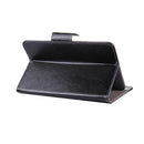10 inch Tablets Leather Case Crazy Horse Texture Protective Case Shell with Holder for Asus ZenPad 10 Z300C, Huawei MediaPad M2 10.0-A01W, Cube IWORK10(Black)