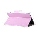 10 inch Tablets Leather Case Crazy Horse Texture Protective Case Shell with Holder for Asus ZenPad 10 Z300C, Huawei MediaPad M2 10.0-A01W, Cube IWORK10(Pink)