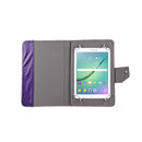 10 inch Tablets Leather Case Crazy Horse Texture Protective Case Shell with Holder for Asus ZenPad 10 Z300C, Huawei MediaPad M2 10.0-A01W, Cube IWORK10(Purple)
