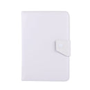 10 inch Tablets Leather Case Crazy Horse Texture Protective Case Shell with Holder for Asus ZenPad 10 Z300C, Huawei MediaPad M2 10.0-A01W, Cube IWORK10(White)
