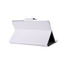 10 inch Tablets Leather Case Crazy Horse Texture Protective Case Shell with Holder for Asus ZenPad 10 Z300C, Huawei MediaPad M2 10.0-A01W, Cube IWORK10(White)