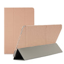 Horizontal Flip Leather Case for CHUWI HI10 AIR, with 3-folding Holder(Light Brown)
