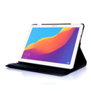 Litchi Texture Horizontal Flip 360 Degrees Rotation Leather Case for Huawei MediaPad T5 10.1, with Holder (Black)