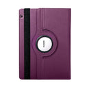 Litchi Texture Horizontal Flip 360 Degrees Rotation Leather Case for Huawei MediaPad T5 10.1, with Holder (Purple)