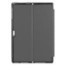 Custer Texture Horizontal Flip PU Leather Case for Microsoft Surface Pro 4 / 5 / 6 / 7 12.3 inch, with Holder & Pen Slot(Grey)