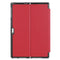 Custer Texture Horizontal Flip PU Leather Case for Microsoft Surface Pro 4 / 5 / 6 / 7 12.3 inch, with Holder & Pen Slot(Red)