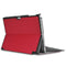 Custer Texture Horizontal Flip PU Leather Case for Microsoft Surface Pro 4 / 5 / 6 / 7 12.3 inch, with Holder & Pen Slot(Red)