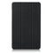 Custer Texture Horizontal Flip Leather Case for Amazon New Fire 7 2019, with Three-folding Holder(Black)