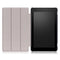 Custer Texture Horizontal Flip Leather Case for Amazon New Fire 7 2019, with Three-folding Holder(Black)